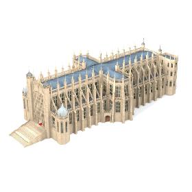 St George's Chapel Windsor model